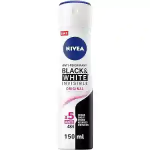 Nivea Deodorant For Women Black & White Silky Smooth 48H Antiperspirant Spray 150Ml